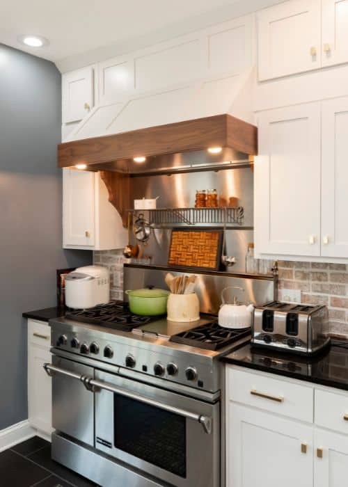 kitchen designed by Doors and Drawers Inc. featured in Small Business Showcase.